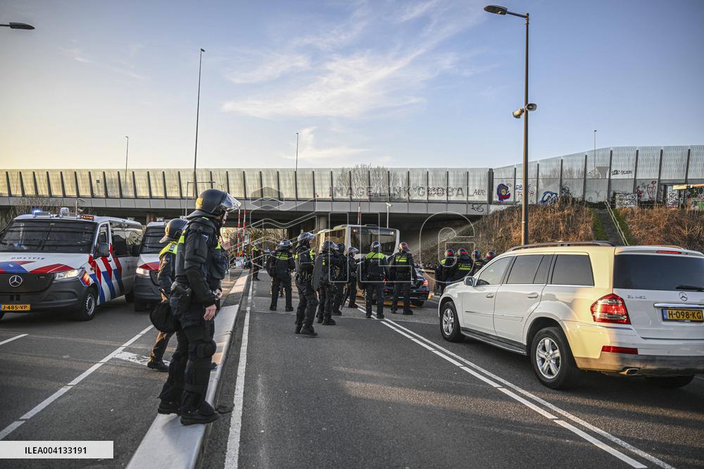 Amsterdam Ajax Match Chaos - Netherlands
