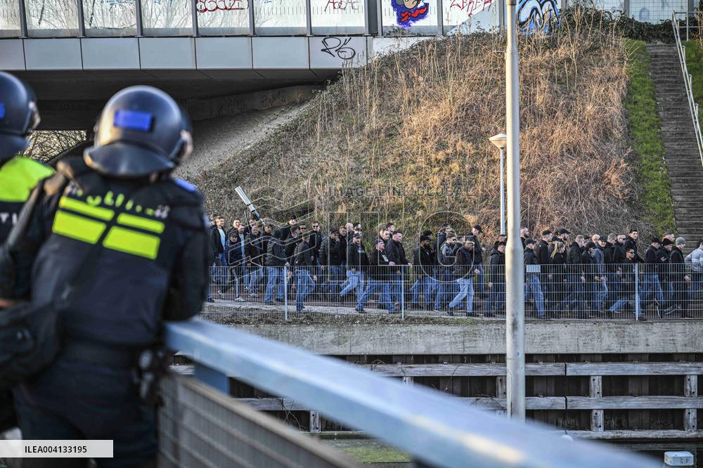 Amsterdam Ajax Match Chaos - Netherlands