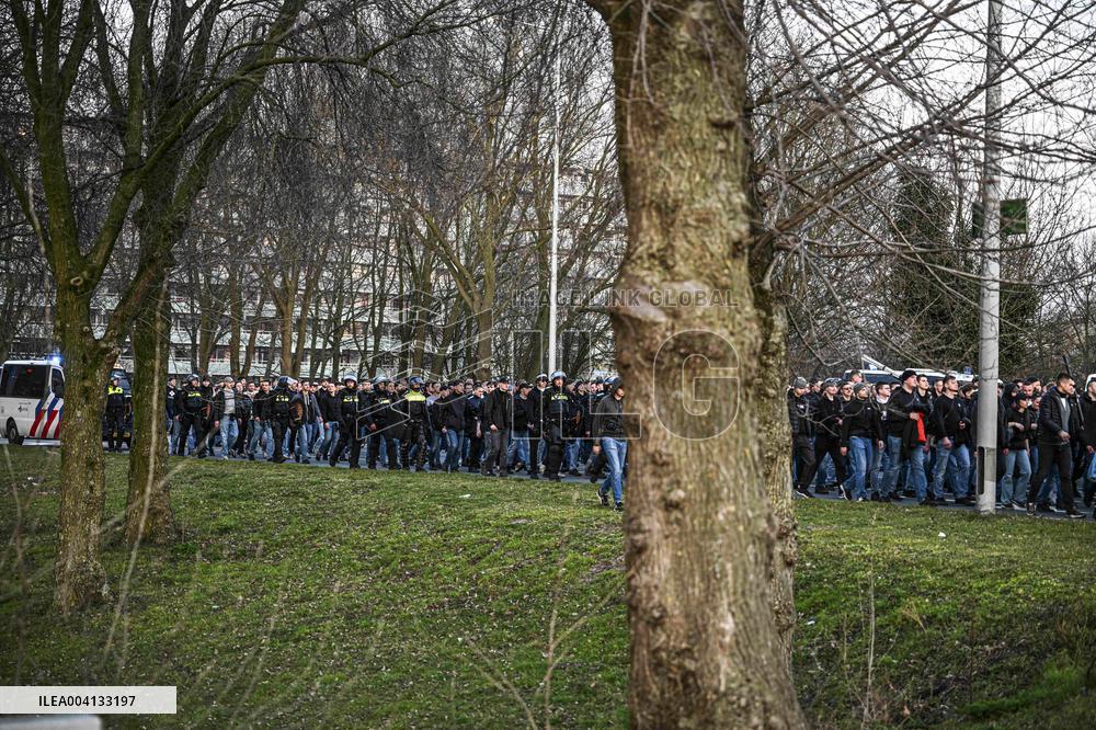 Amsterdam Ajax Match Chaos - Netherlands