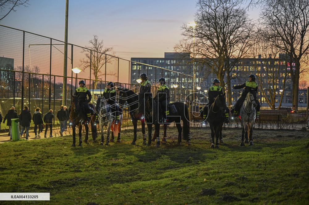 Amsterdam Ajax Match Chaos - Netherlands