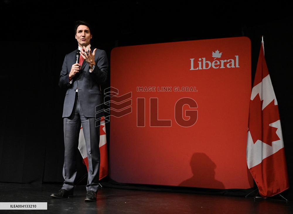 Justin Trudeau At  event in his riding of Papineau - Montreal