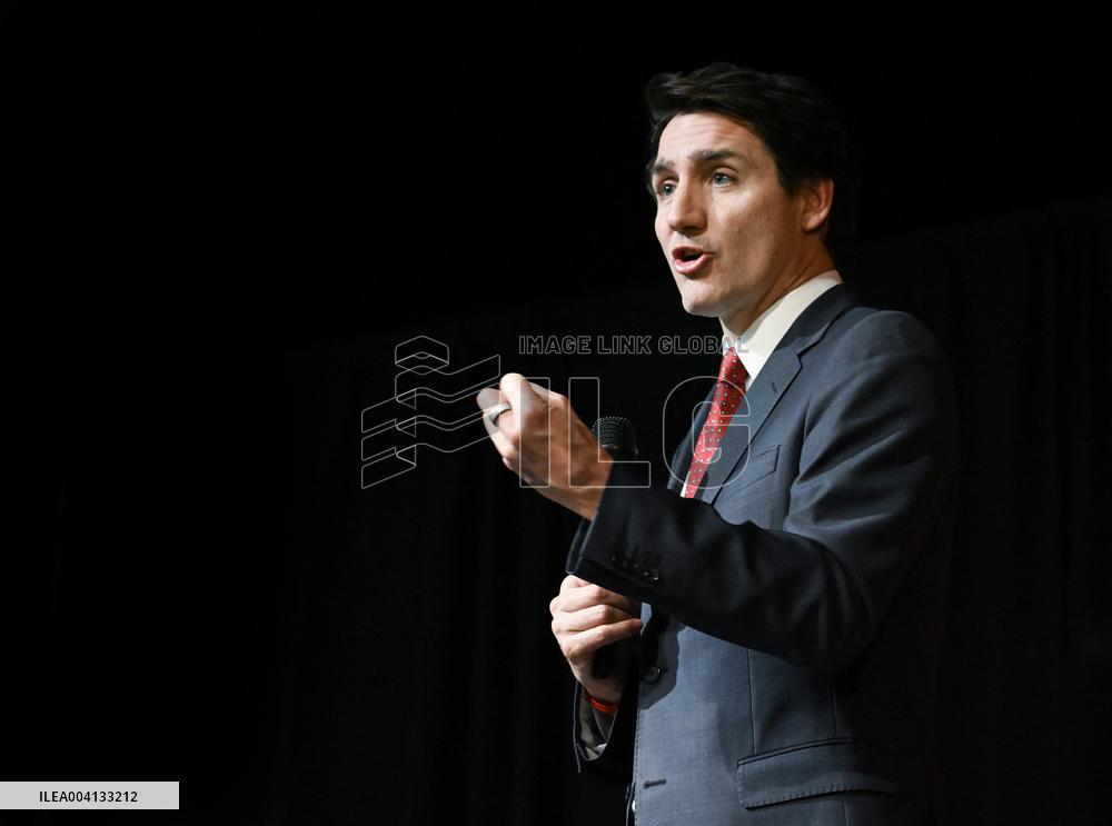 Justin Trudeau At  event in his riding of Papineau - Montreal
