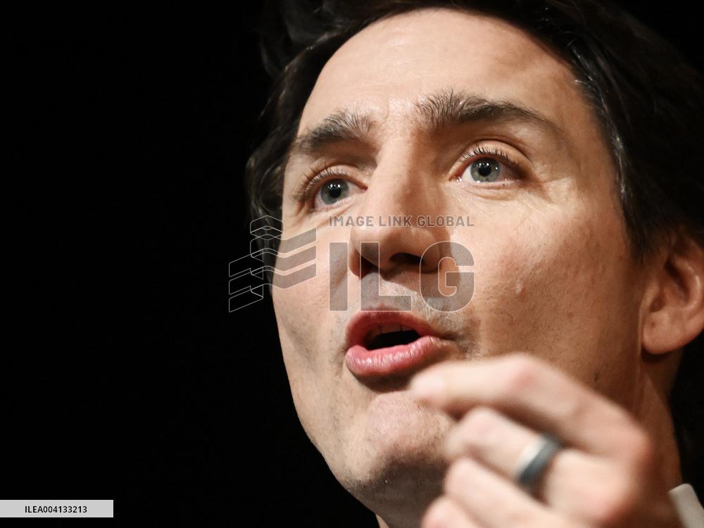 Justin Trudeau At  event in his riding of Papineau - Montreal
