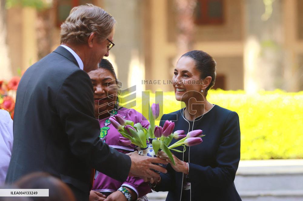 Ceremony Of The Tulip For the International Women's Day - Mexico