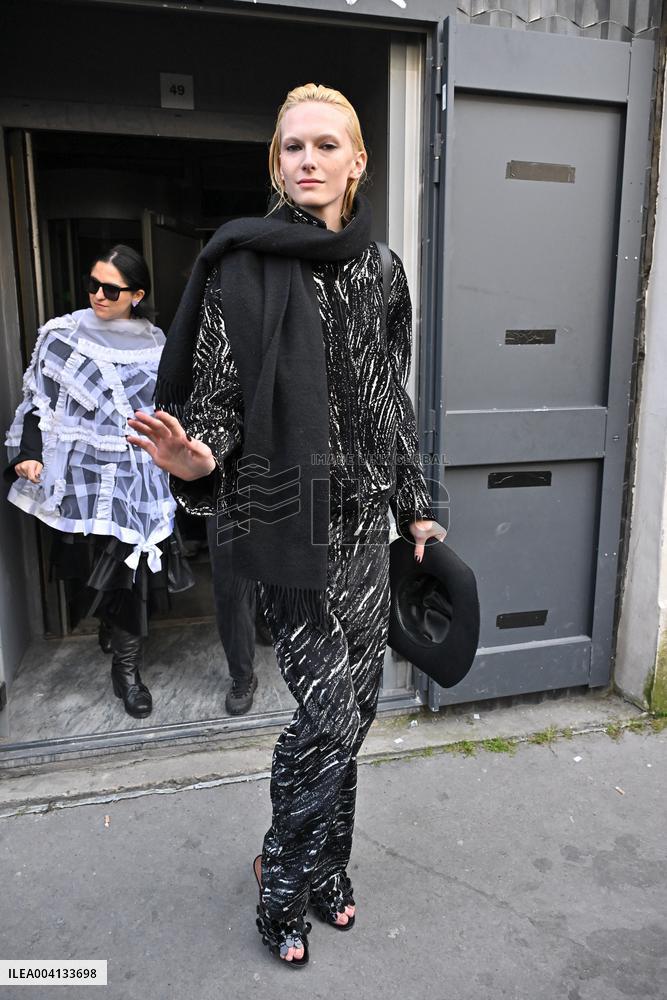 PFW Ludovic de Saint Sernin Outside Arrivals