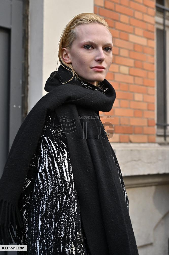 PFW Ludovic de Saint Sernin Outside Arrivals