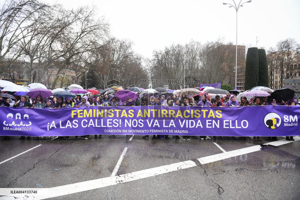 Demonstration called by the 8M Commission for Women's Day 2025 - Madrid