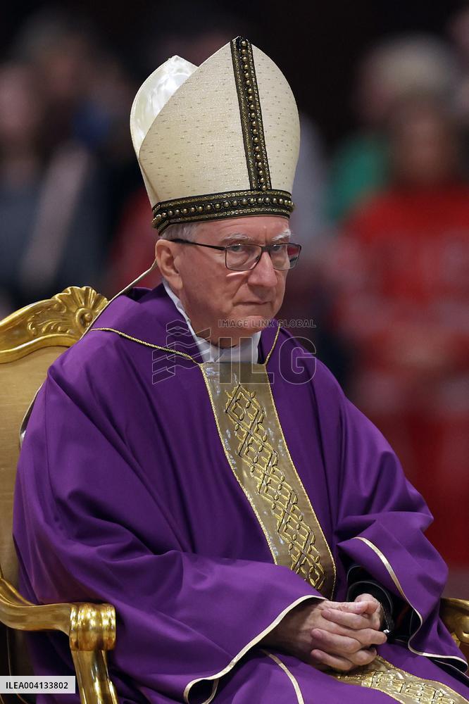 Religion: Cardinal Pietro Parolin  celebrate the Holy Mass of the Movement for Life on March 08, 2025