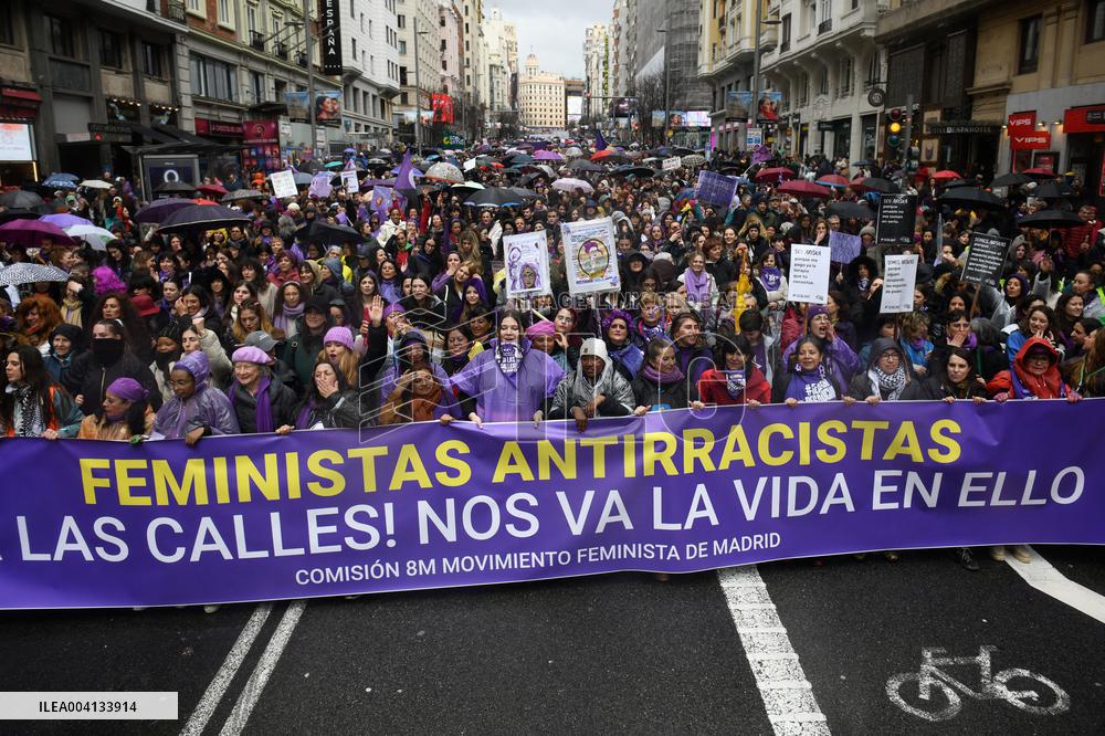Demonstration called by the 8M Commission for Women's Day 2025 - Madrid