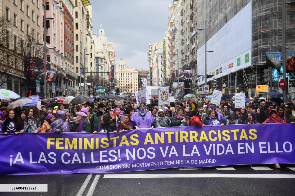 Demonstration called by the 8M Commission for Women's Day 2025 - Madrid