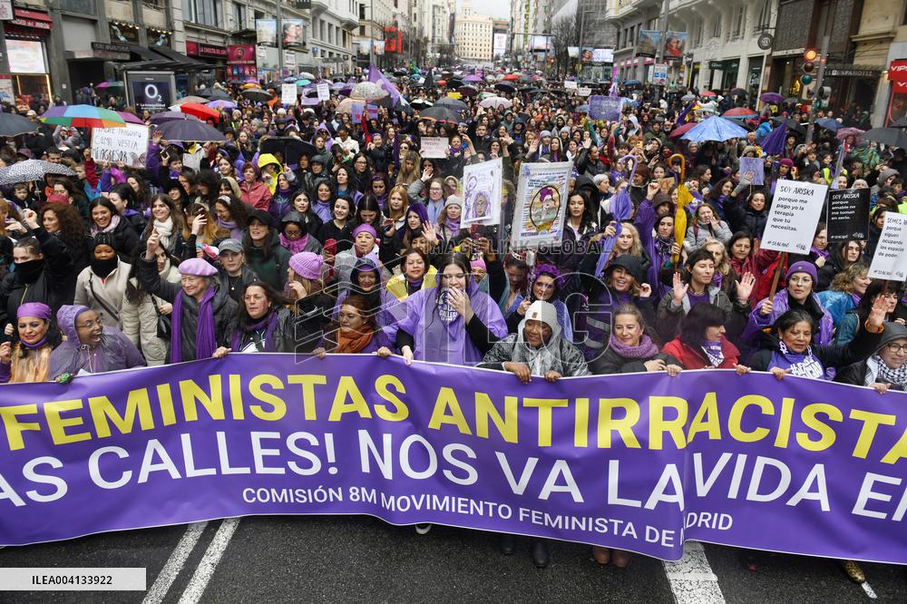 Demonstration called by the 8M Commission for Women's Day 2025 - Madrid