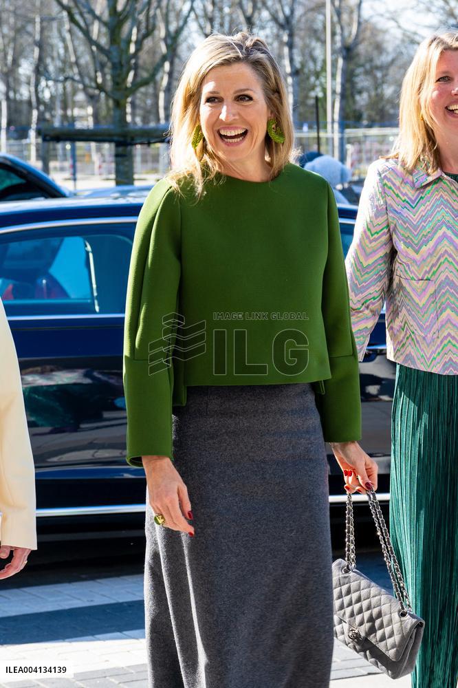 Queen Maxima At A Meeting Of WOMEN Inc- Amsterdam