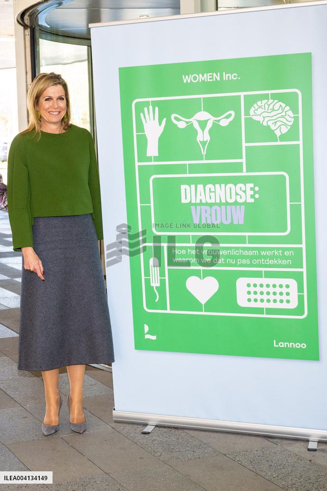 Queen Maxima At A Meeting Of WOMEN Inc- Amsterdam