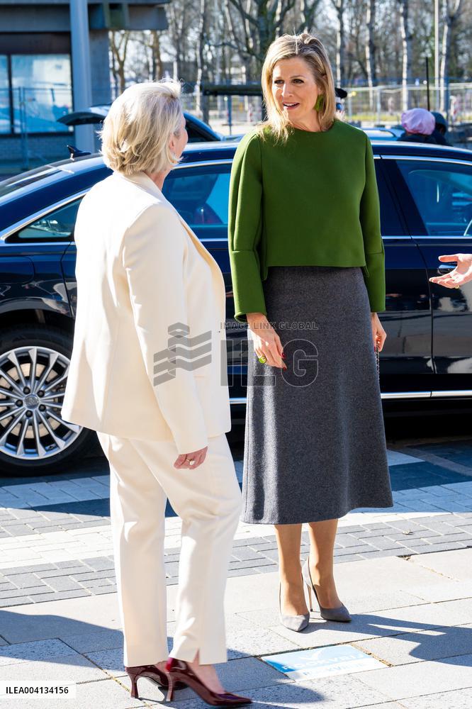 Queen Maxima At A Meeting Of WOMEN Inc- Amsterdam