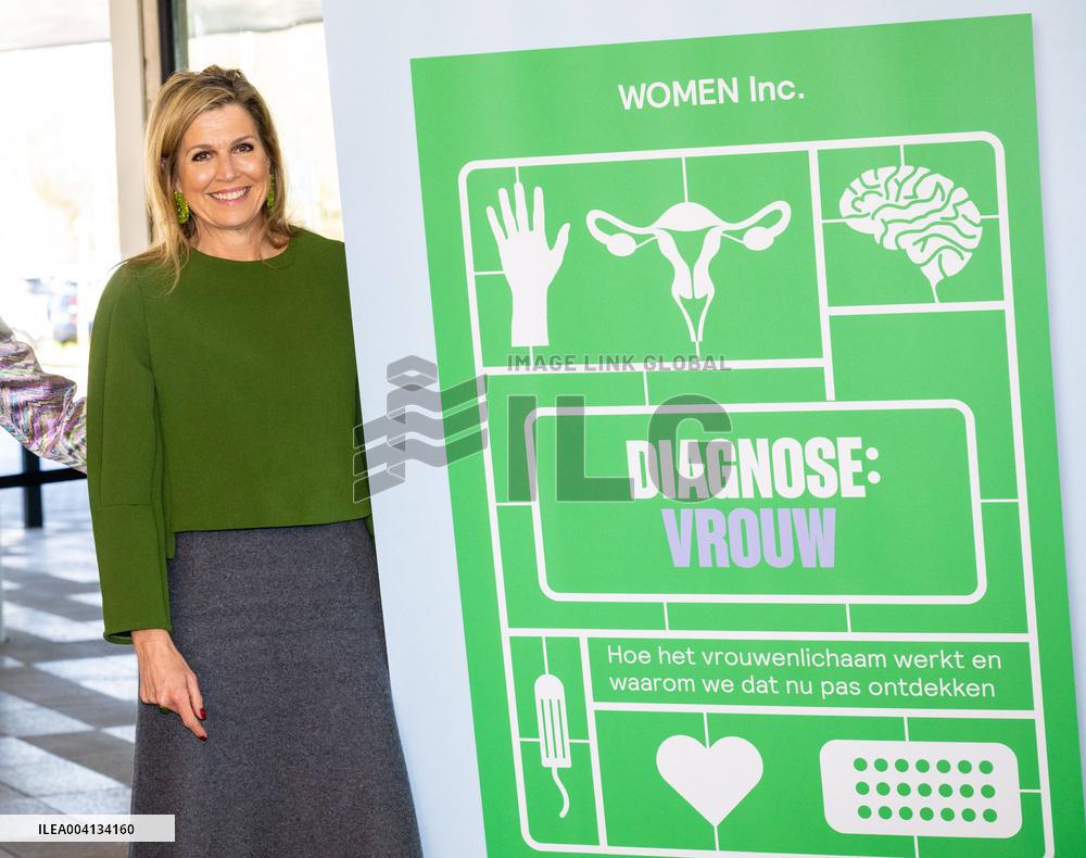 Queen Maxima At A Meeting Of WOMEN Inc- Amsterdam