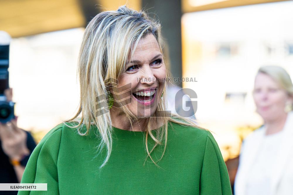Queen Maxima At A Meeting Of WOMEN Inc- Amsterdam