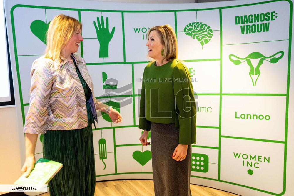 Queen Maxima At A Meeting Of WOMEN Inc- Amsterdam