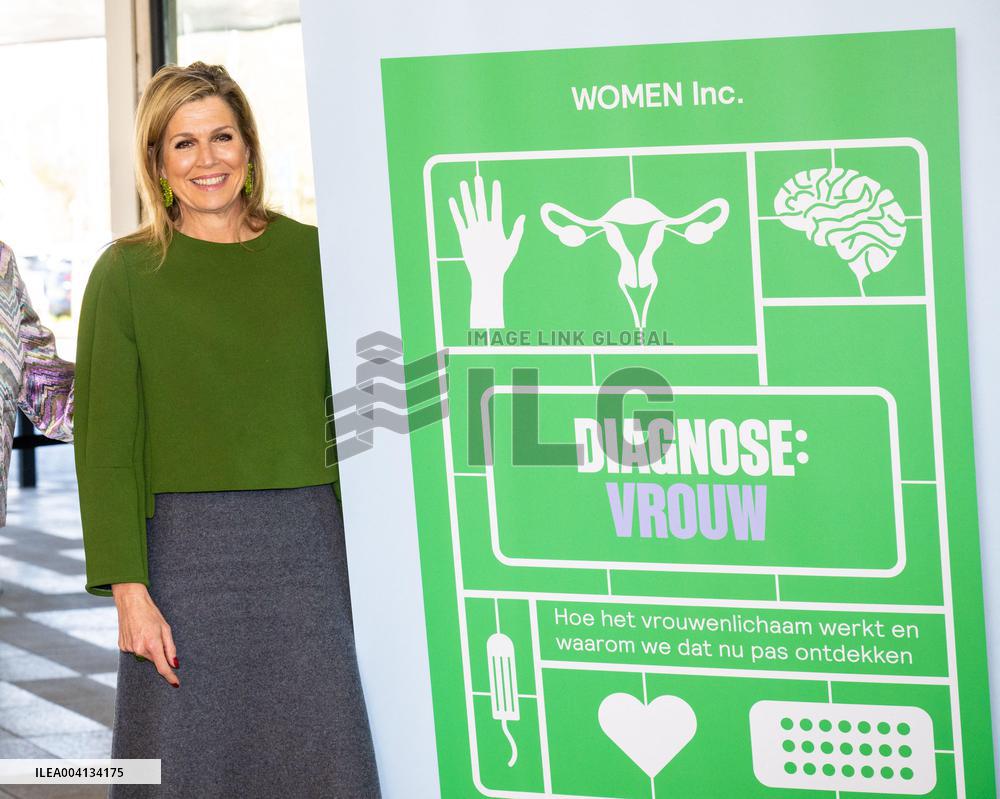 Queen Maxima At A Meeting Of WOMEN Inc- Amsterdam