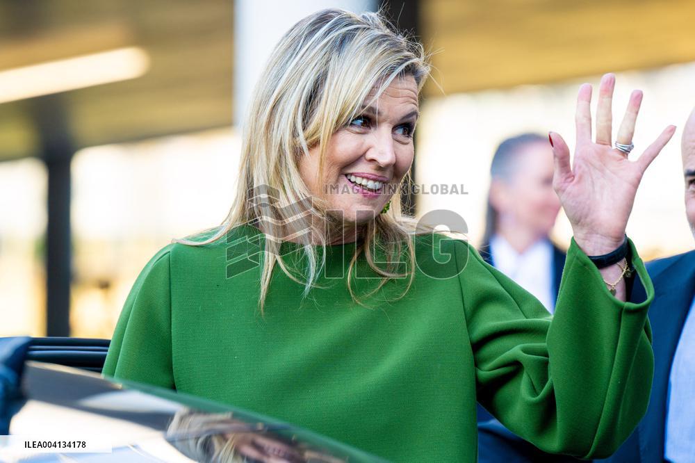 Queen Maxima At A Meeting Of WOMEN Inc- Amsterdam