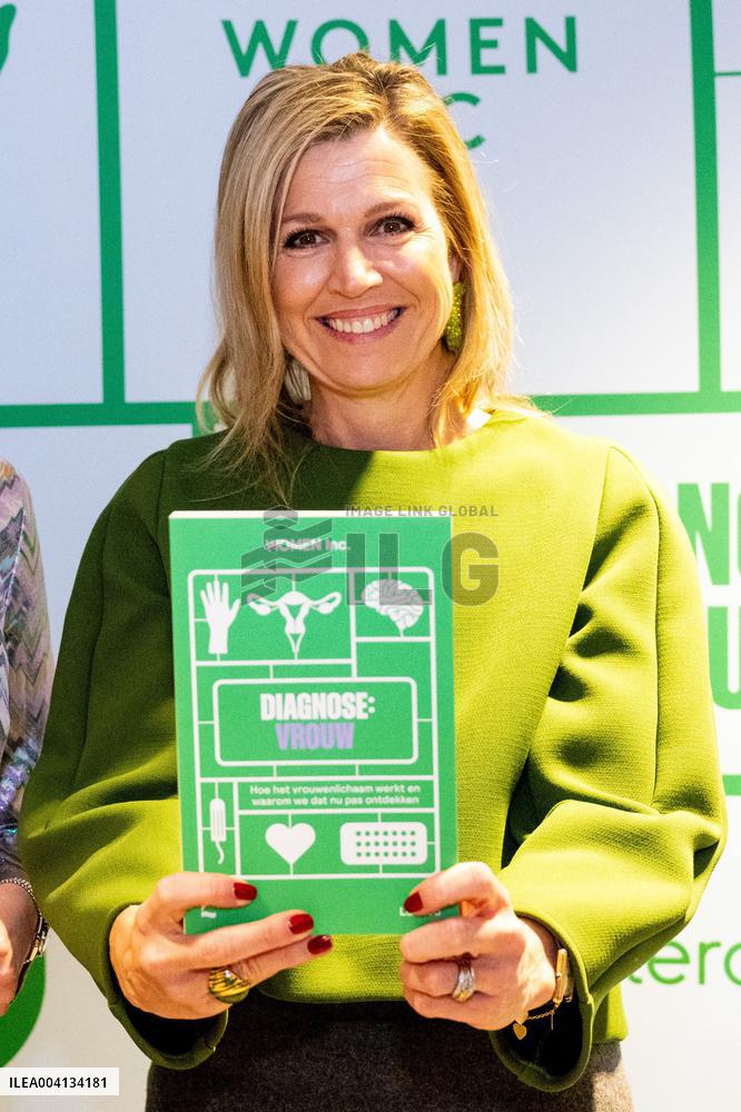 Queen Maxima At A Meeting Of WOMEN Inc- Amsterdam