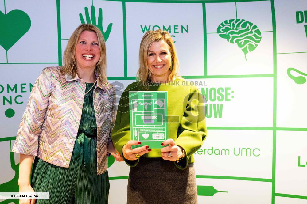 Queen Maxima At A Meeting Of WOMEN Inc- Amsterdam