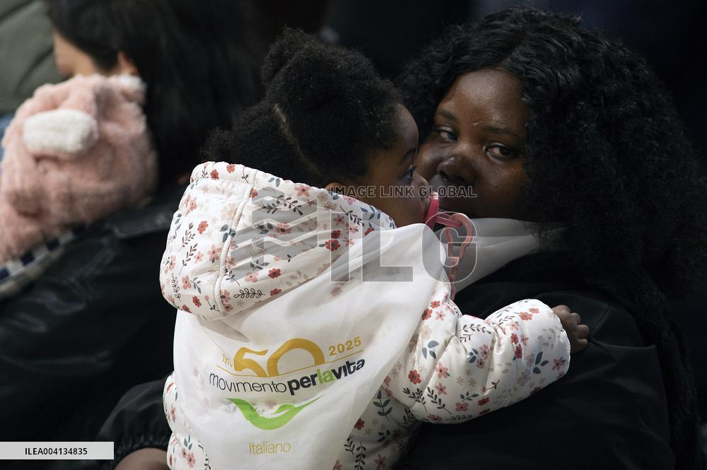 Cardinal Pietro Parolin Celebrates Mass Fot Pro Life Association - Vatican City
