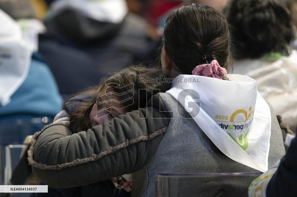 Cardinal Pietro Parolin Celebrates Mass Fot Pro Life Association - Vatican City