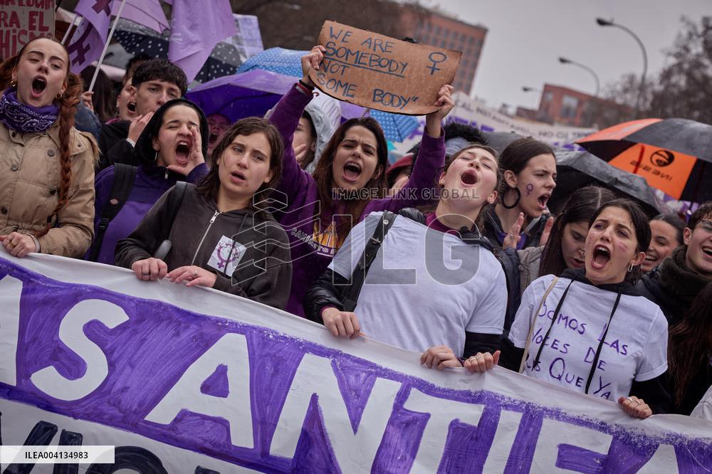 International Women's Day in Madrid