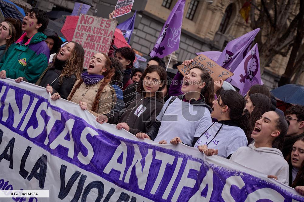 International Women's Day in Madrid