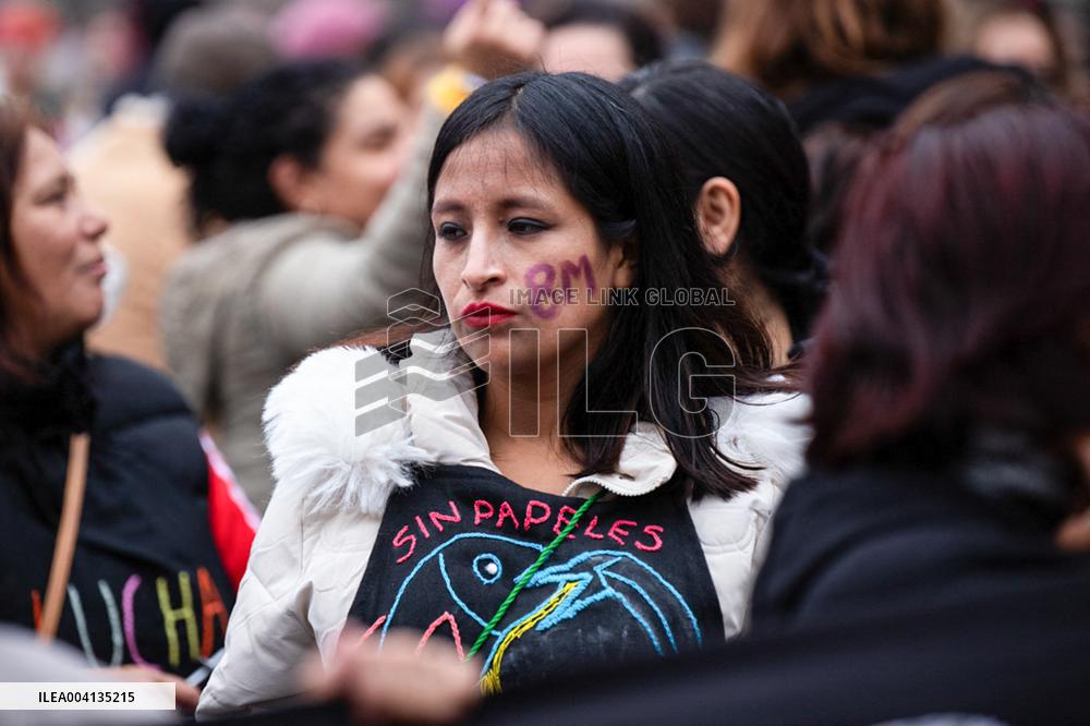 International Women's Day in Barcelona
