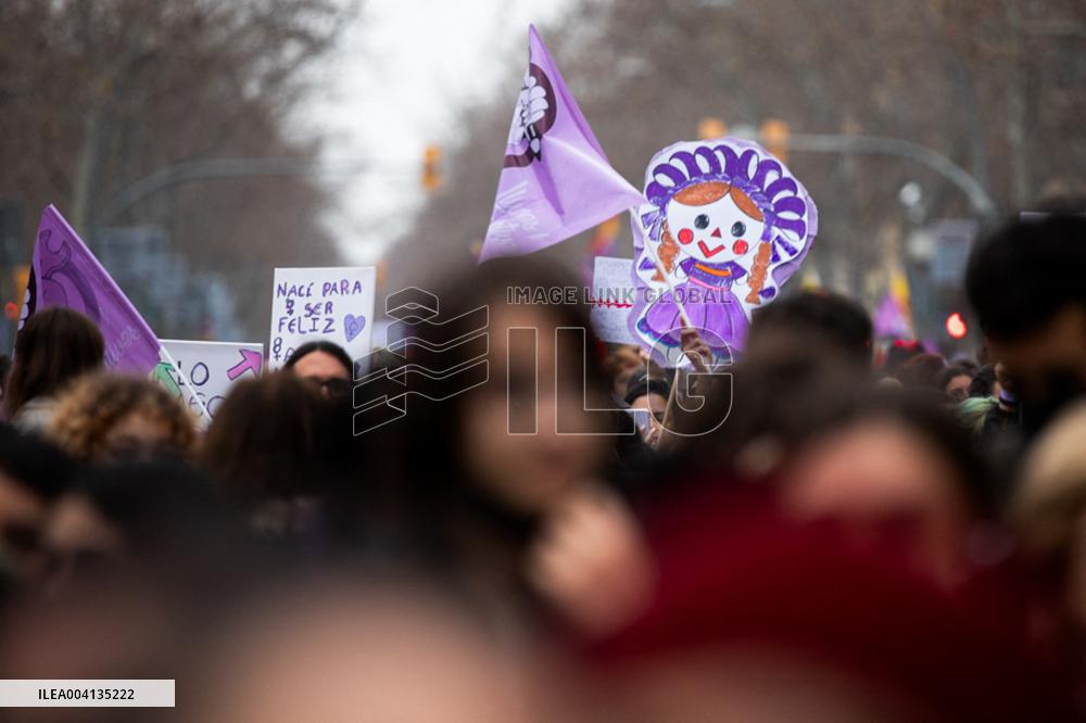 International Women's Day in Barcelona