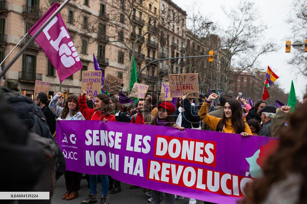International Women's Day in Barcelona