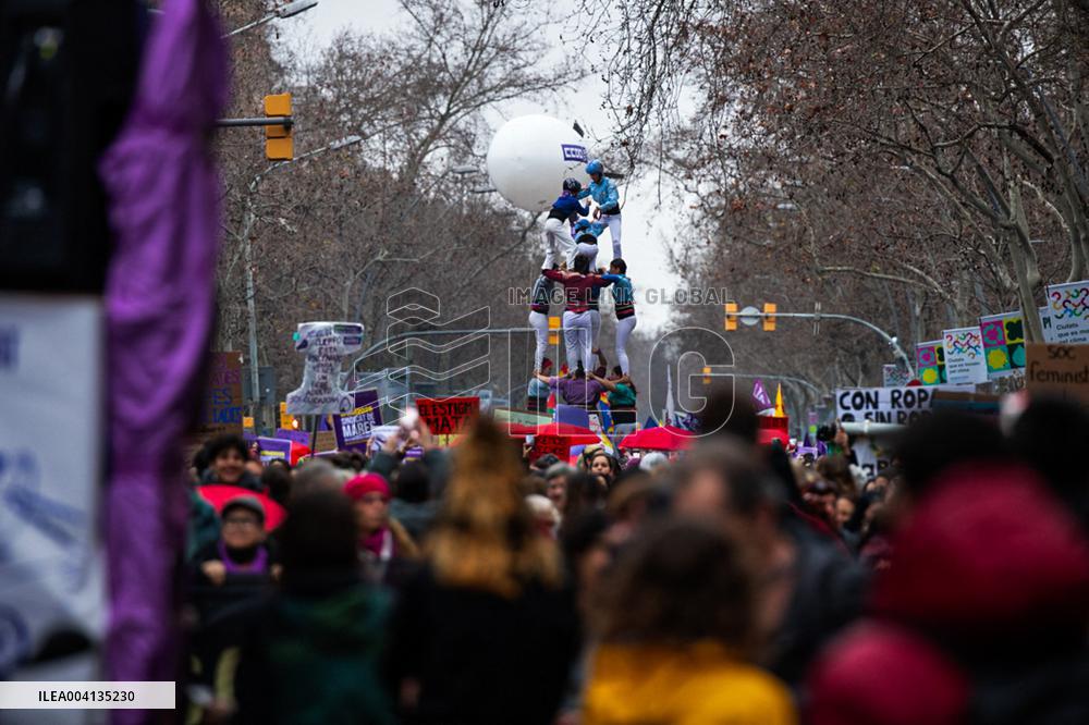 International Women's Day in Barcelona