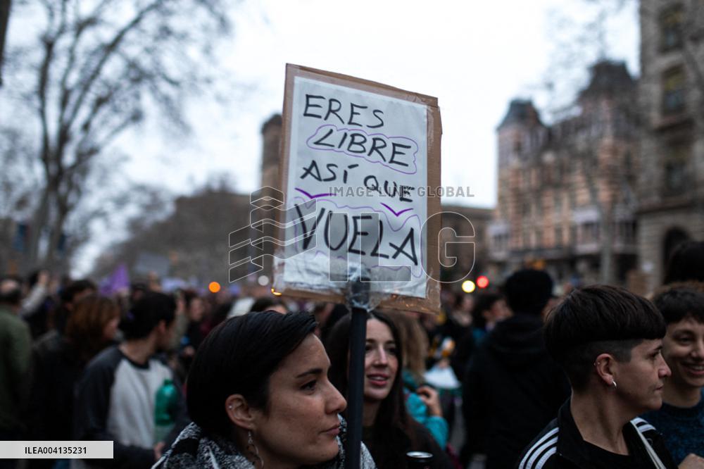 International Women's Day in Barcelona