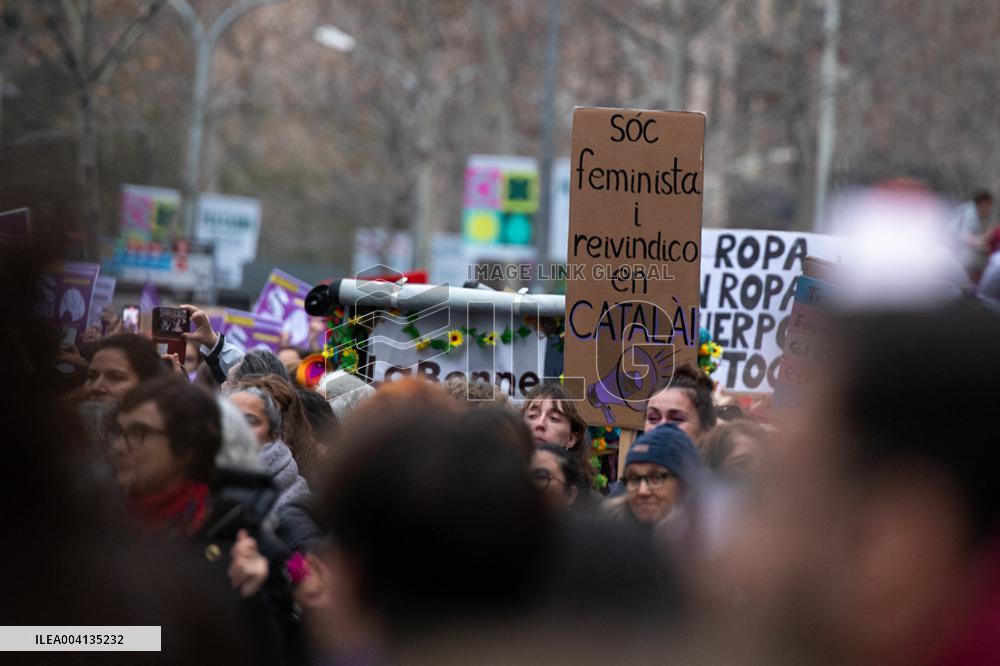 International Women's Day in Barcelona