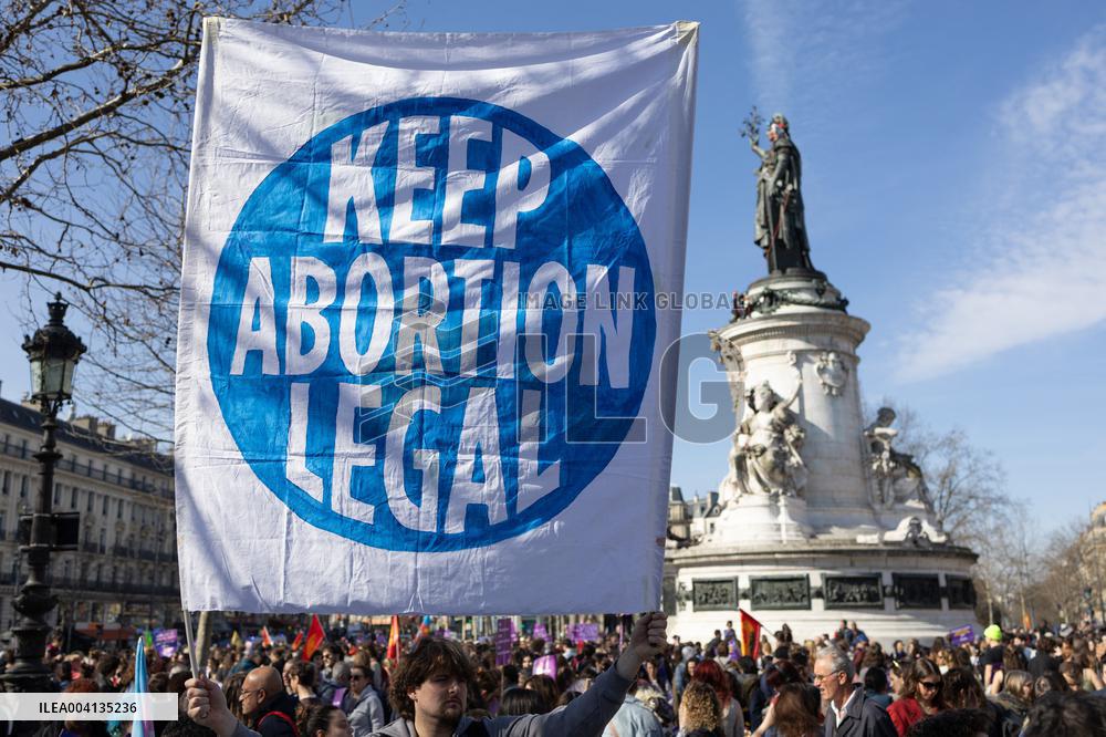 International Women Rights Day Demonstration - Paris