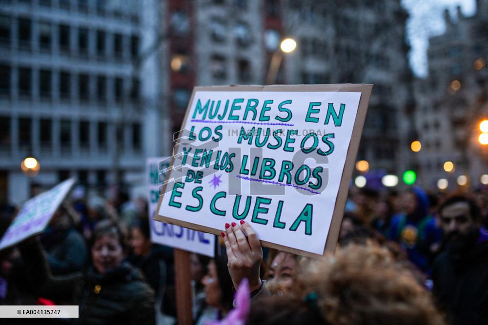International Women's Day in Barcelona