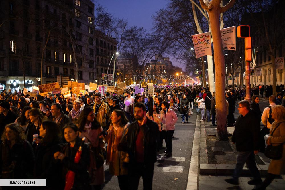 International Women's Day in Barcelona