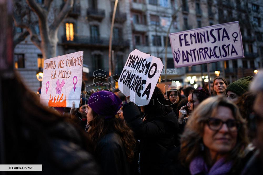 International Women's Day in Barcelona