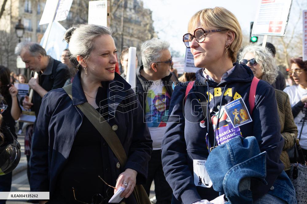 International Women Rights Day Demonstration - Paris