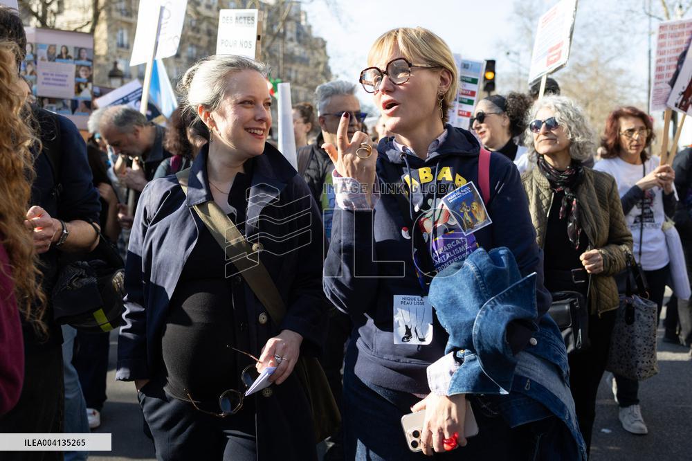 International Women Rights Day Demonstration - Paris