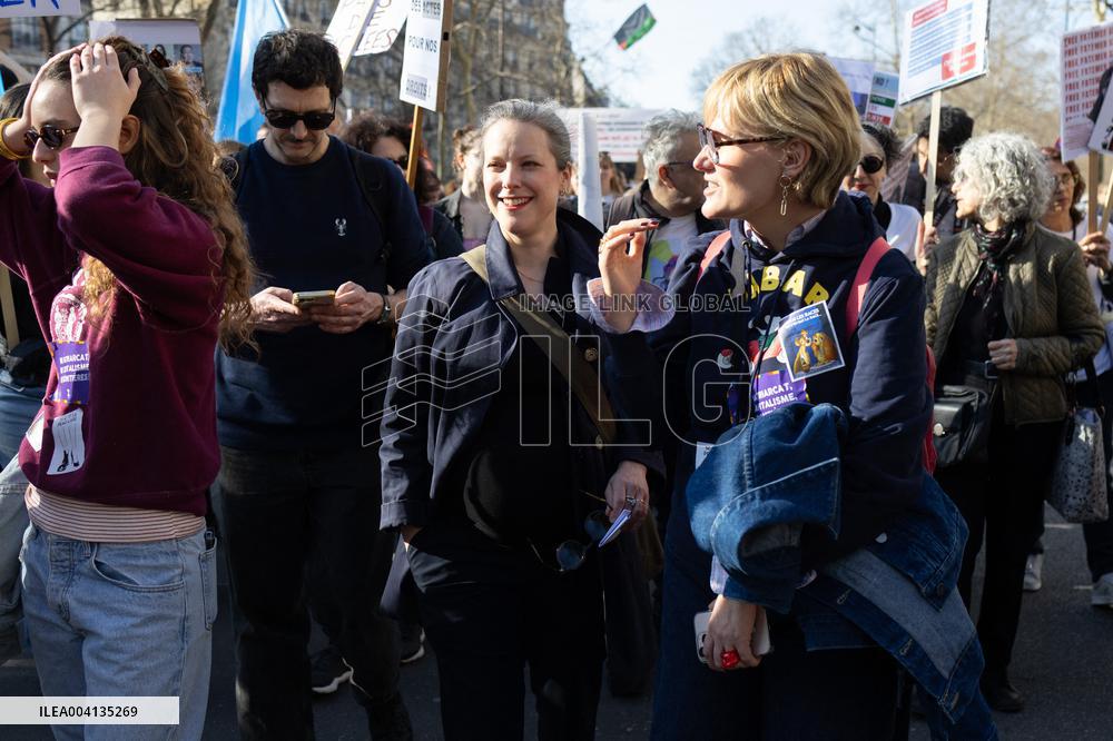 International Women Rights Day Demonstration - Paris