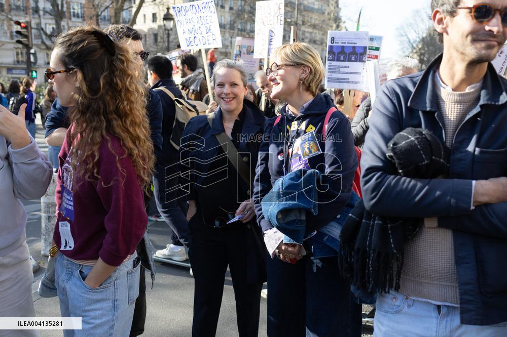International Women Rights Day Demonstration - Paris