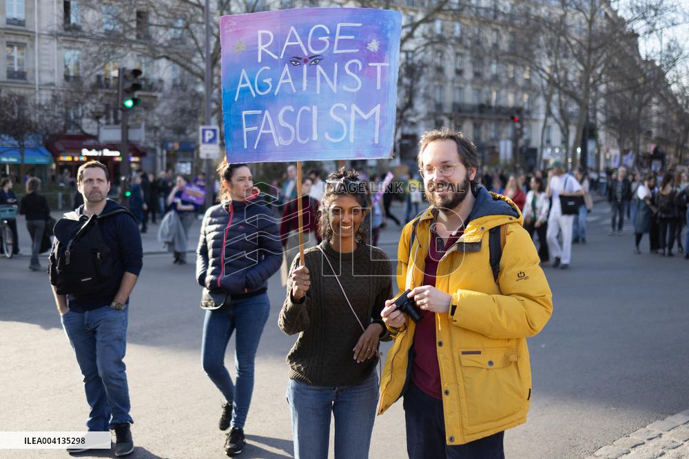 International Women Rights Day Demonstration - Paris