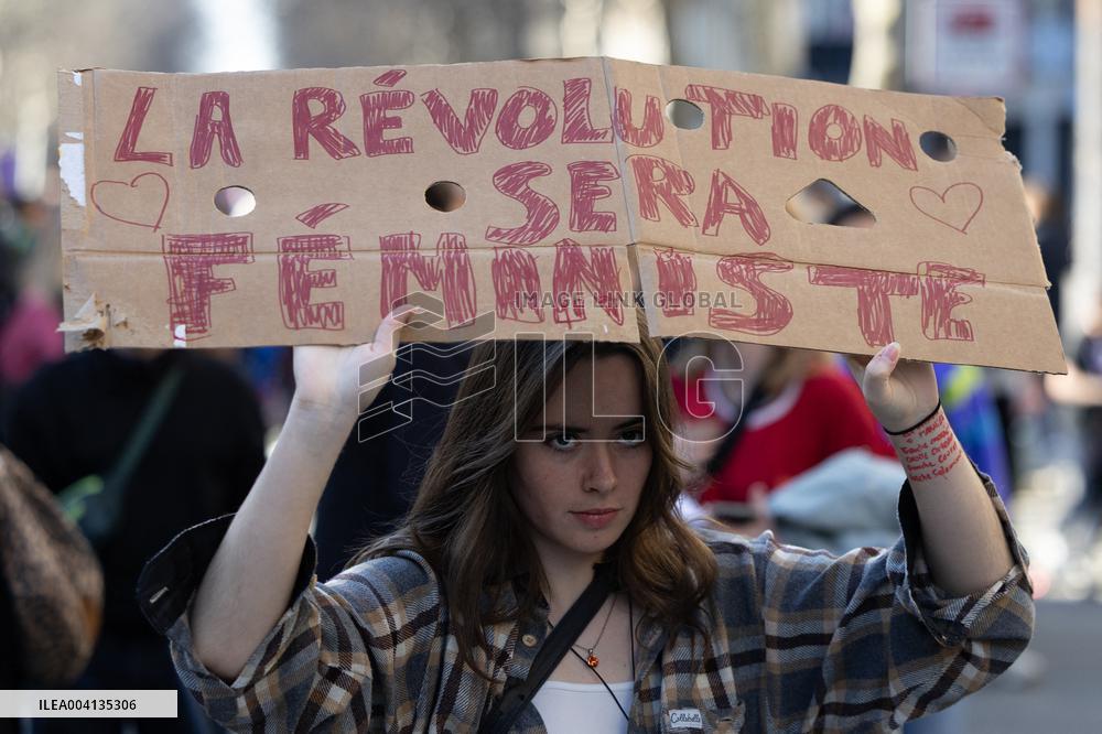 International Women Rights Day Demonstration - Paris