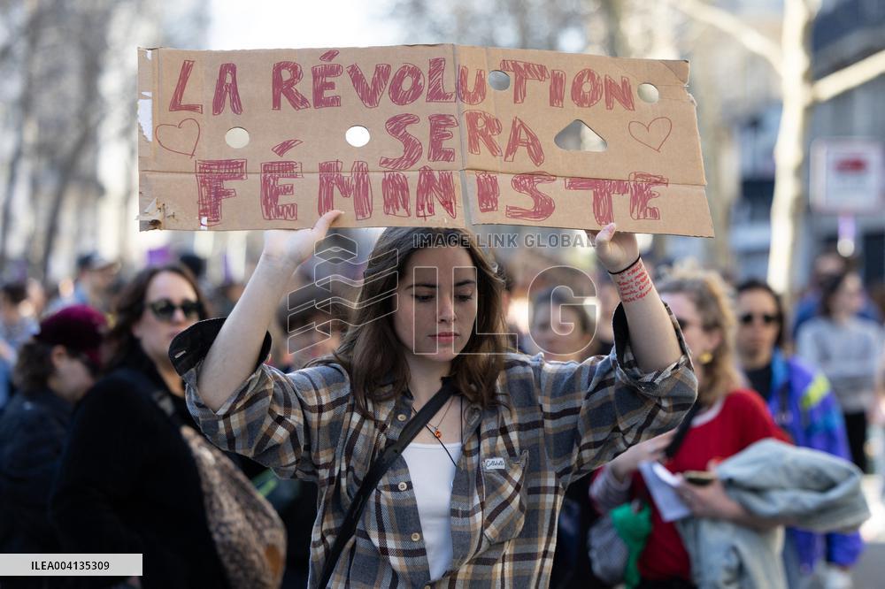 International Women Rights Day Demonstration - Paris