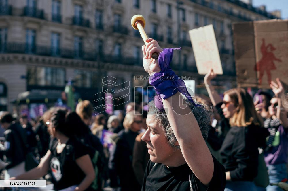 International Women Rights Day Demonstration - Paris AJ