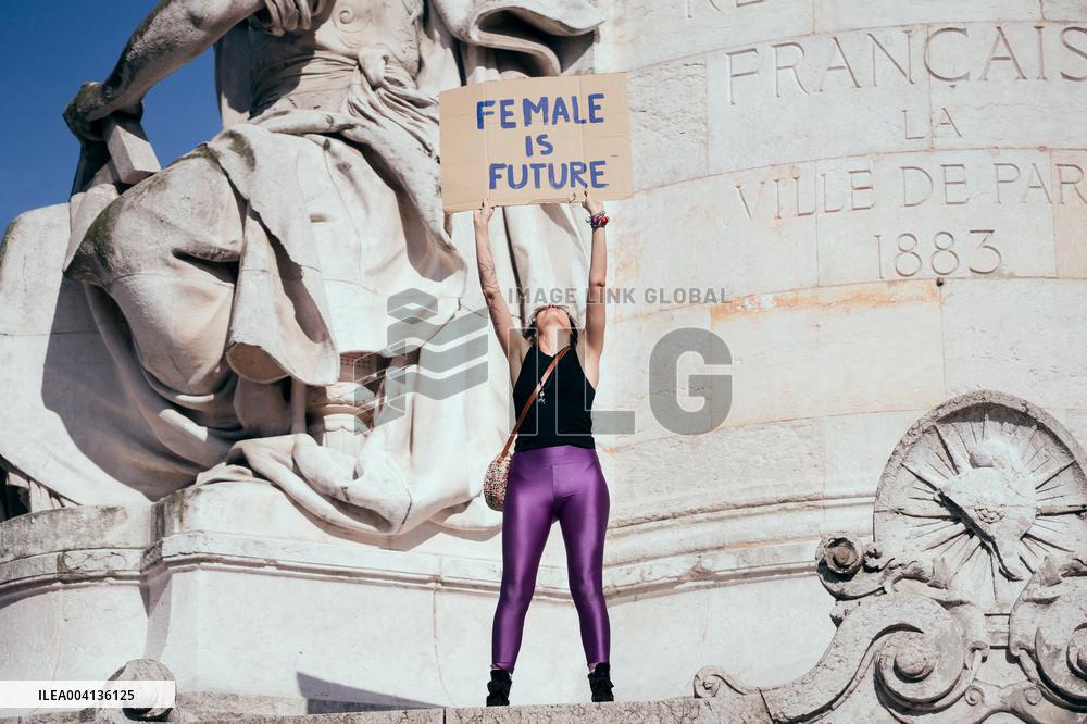 International Women Rights Day Demonstration - Paris AJ