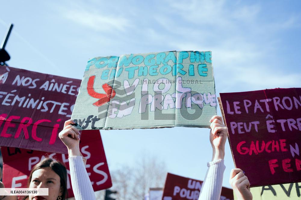 International Women Rights Day Demonstration - Paris AJ