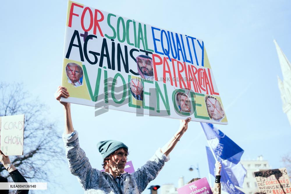International Women Rights Day Demonstration - Paris AJ